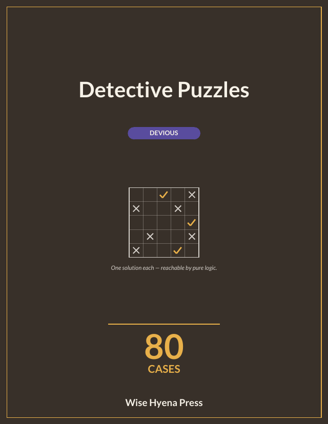 Front cover of Detective Puzzles: Devious Puzzles