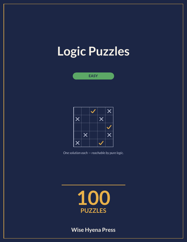 Front cover of Logic Puzzles: Easy Puzzles