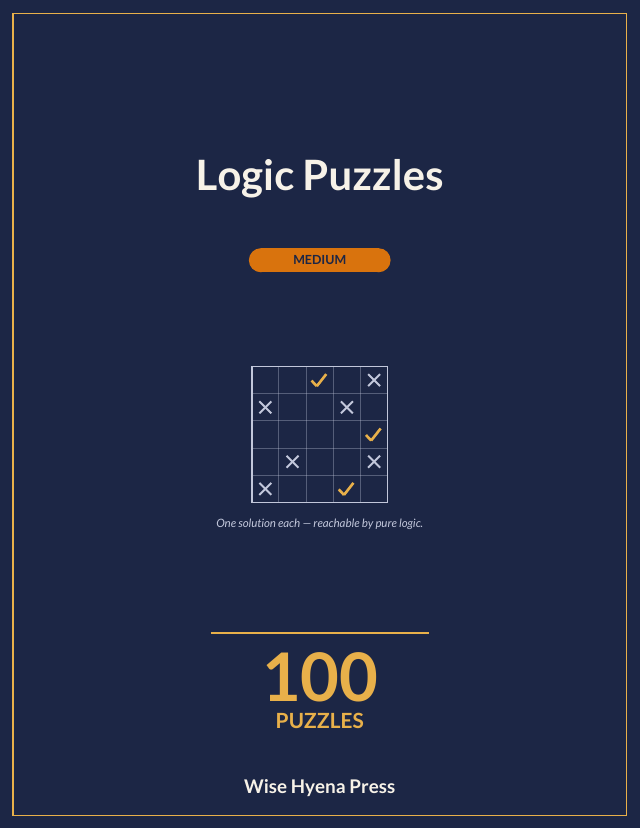 Front cover of Logic Puzzles: Medium Puzzles