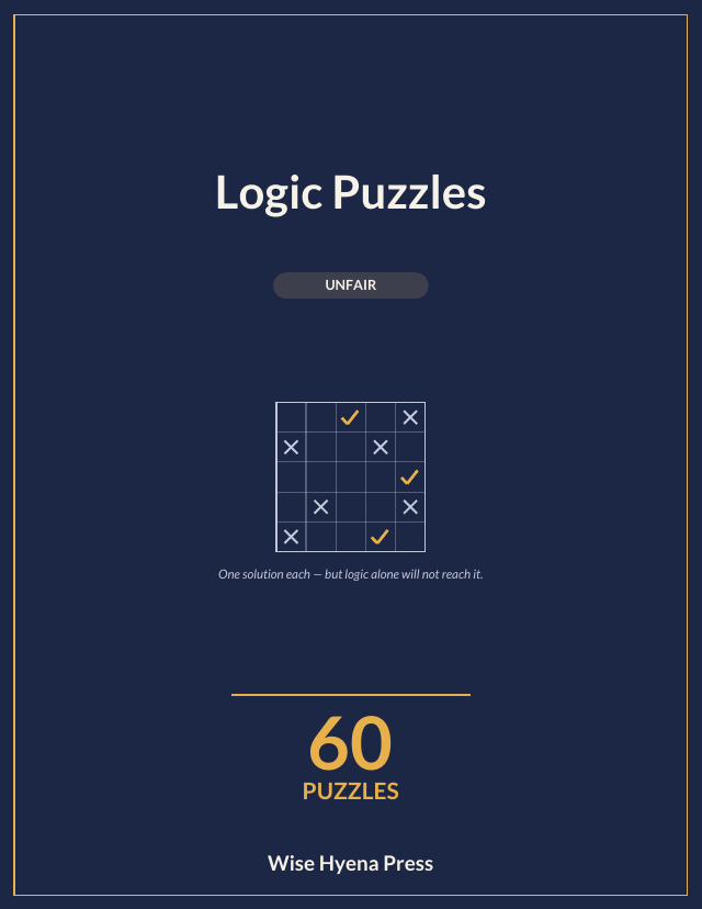 Front cover of Logic Puzzles: Unfair Puzzles