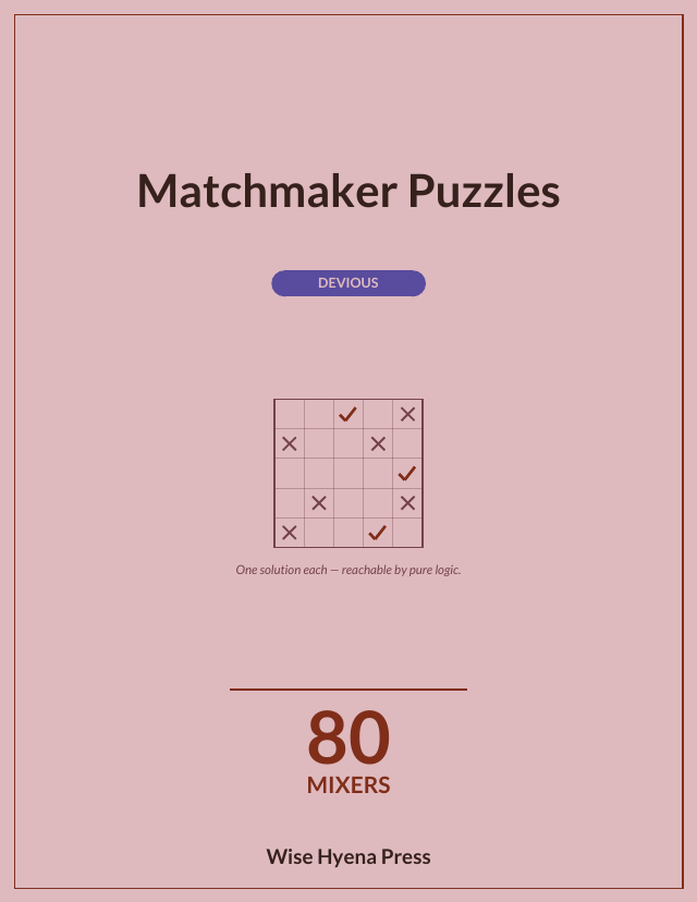Front cover of Matchmaker Puzzles: Devious Puzzles