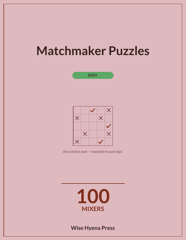 Front cover of Matchmaker Puzzles: Easy Puzzles
