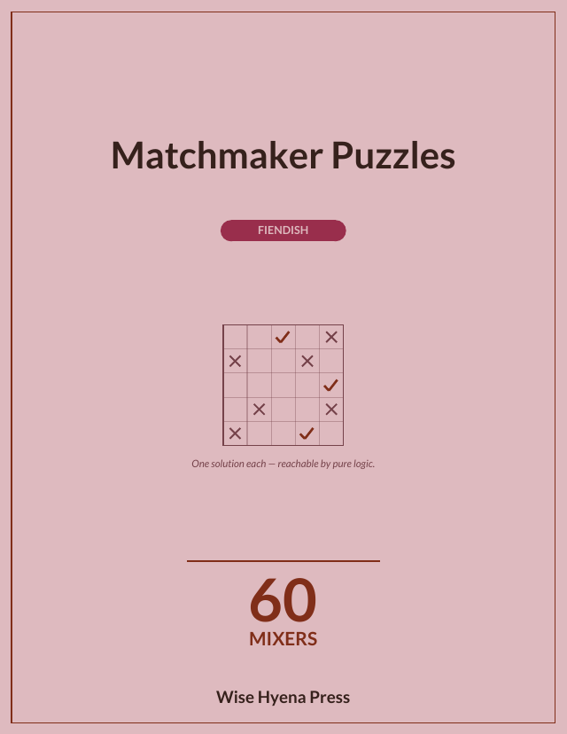 Front cover of Matchmaker Puzzles: Fiendish Puzzles