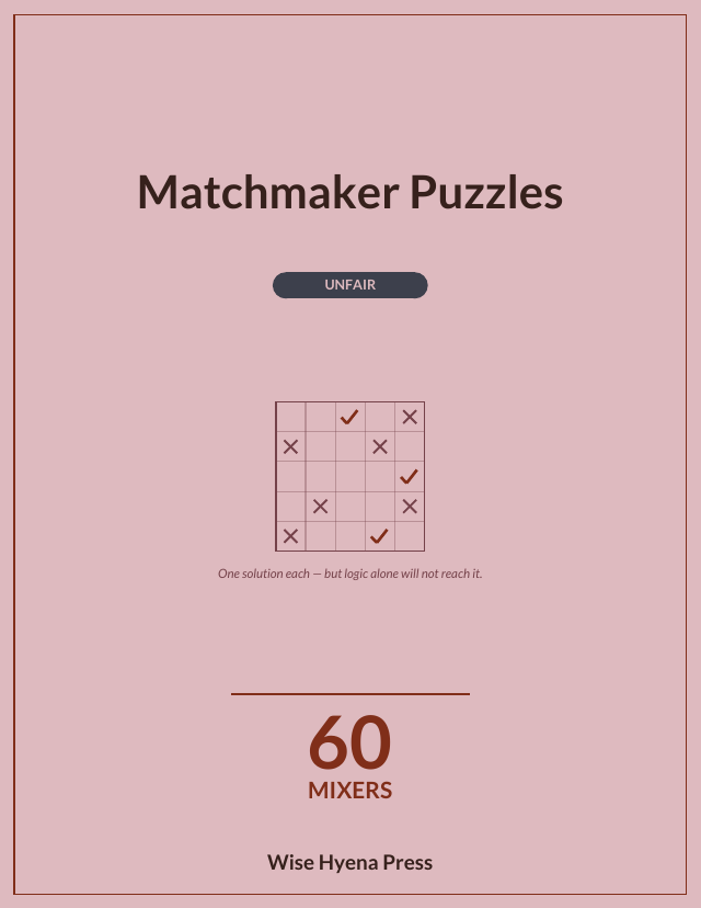 Front cover of Matchmaker Puzzles: Unfair Puzzles