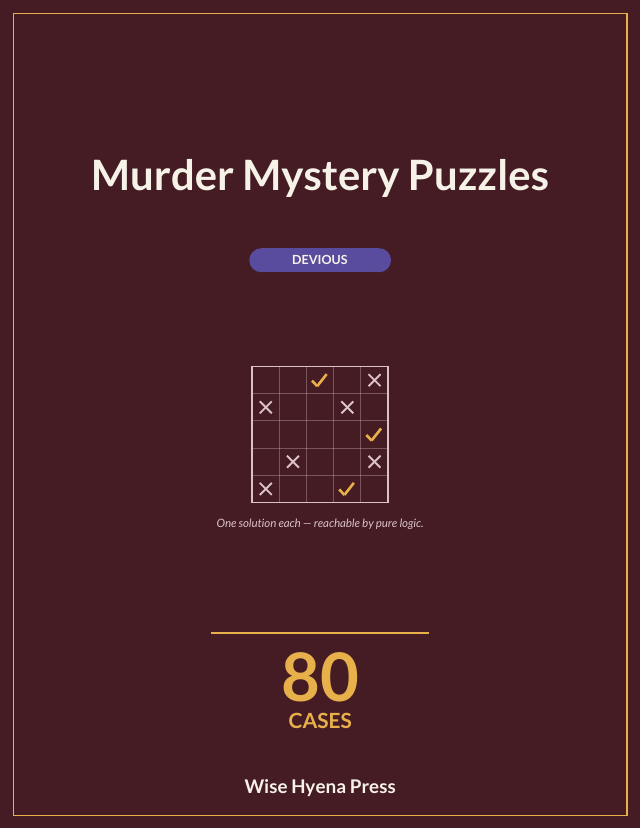 Front cover of Murder Mystery Puzzles: Devious Puzzles