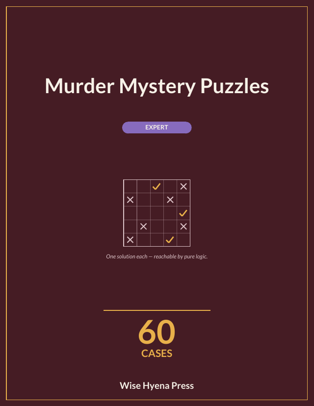 Front cover of Murder Mystery Puzzles: Expert Puzzles