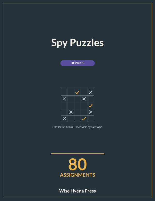 Front cover of Spy Puzzles: Devious Puzzles