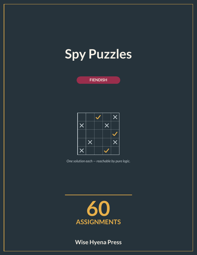Front cover of Spy Puzzles: Fiendish Puzzles