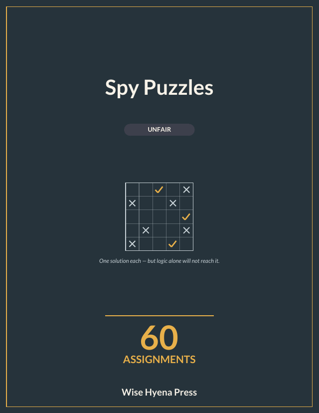 Front cover of Spy Puzzles: Unfair Puzzles